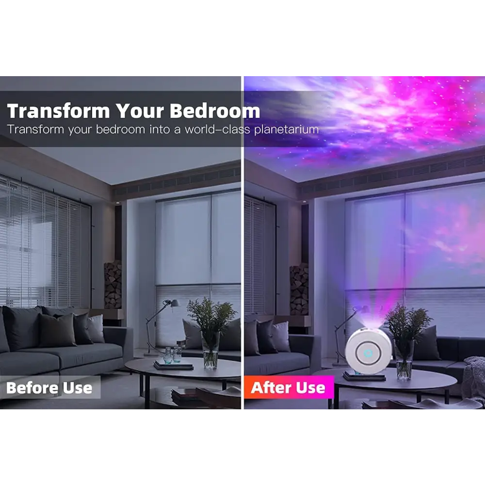 Star Projector Galaxy Light Bedroom connected with Alexa and Google Home - Home & Garden > Home & Garden Others