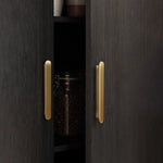 STOCKHOLM STORAGE CUPBOARD CLASSIC - NORDIC ASH - OVAL BRASS - Home & Garden > Storage > Clothing & Wardrobe Storage