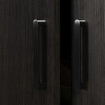 STOCKHOLM STORAGE CUPBOARD CLASSIC - NORDIC ASH - SCANDI BLACK - Home & Garden > Storage > Clothing & Wardrobe Storage