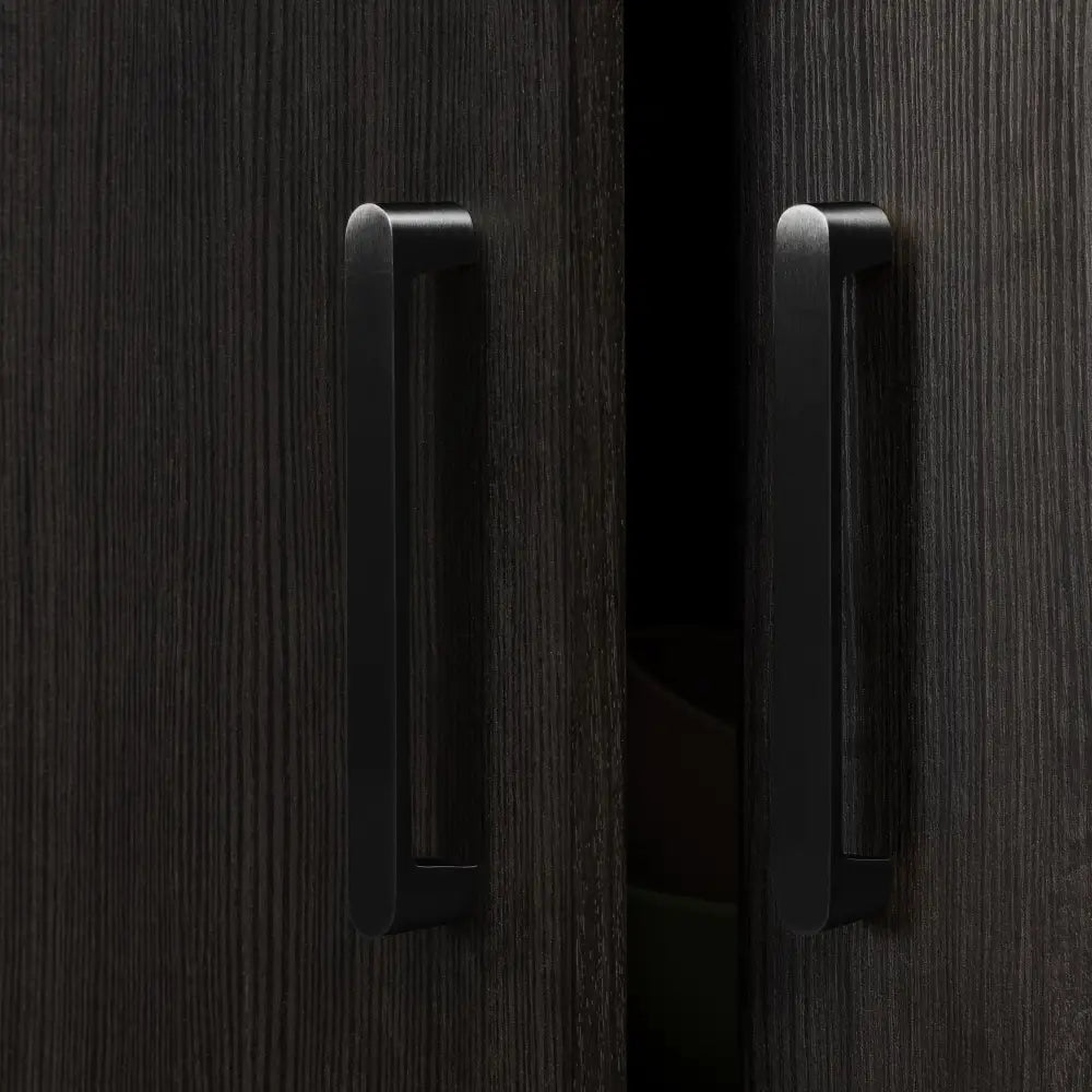 STOCKHOLM STORAGE CUPBOARD CLASSIC - NORDIC ASH - SCANDI BLACK - Home & Garden > Storage > Clothing & Wardrobe Storage