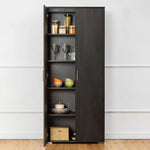 STOCKHOLM STORAGE CUPBOARD CLASSIC - NORDIC ASH - SCANDI BRASS - Home & Garden > Storage > Clothing & Wardrobe Storage