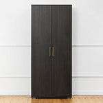 STOCKHOLM STORAGE CUPBOARD CLASSIC - NORDIC ASH - SQUARE BRASS - Home & Garden > Storage > Clothing & Wardrobe Storage
