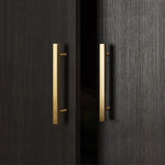STOCKHOLM STORAGE CUPBOARD CLASSIC - NORDIC ASH - SQUARE BRASS - Home & Garden > Storage > Clothing & Wardrobe Storage