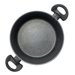 Stone Chef Forged Casserole With Lid Cookware Kitchen Black 24cm - Home & Garden > Kitchenware