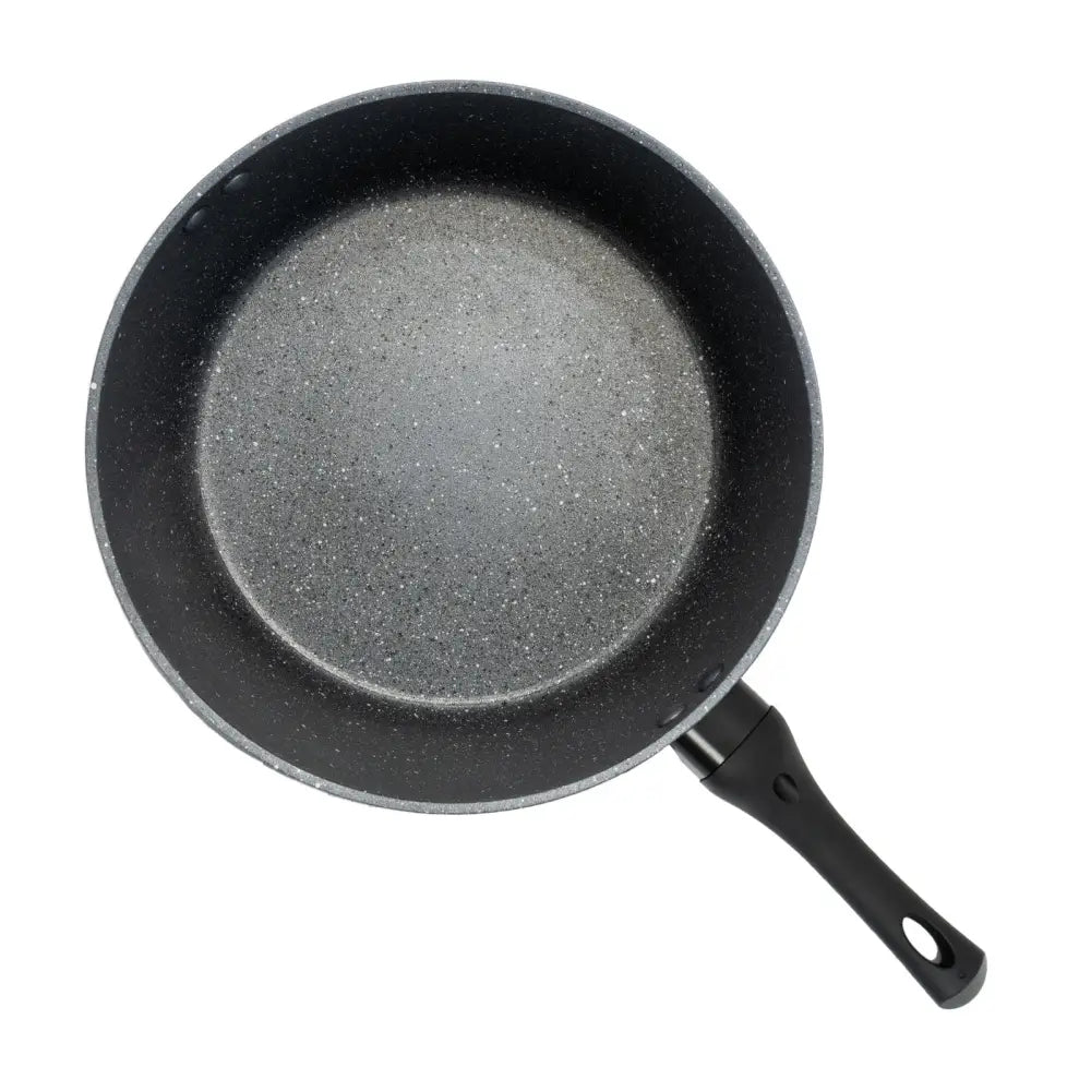 Stone Chef Forged Saucepan With Lid Cookware Kitchen Black 20cm - Home & Garden > Kitchenware