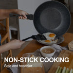 Stone Chef Forged Wok Non Stick Cookware Kitchen Black 28cm - Home & Garden > Kitchenware