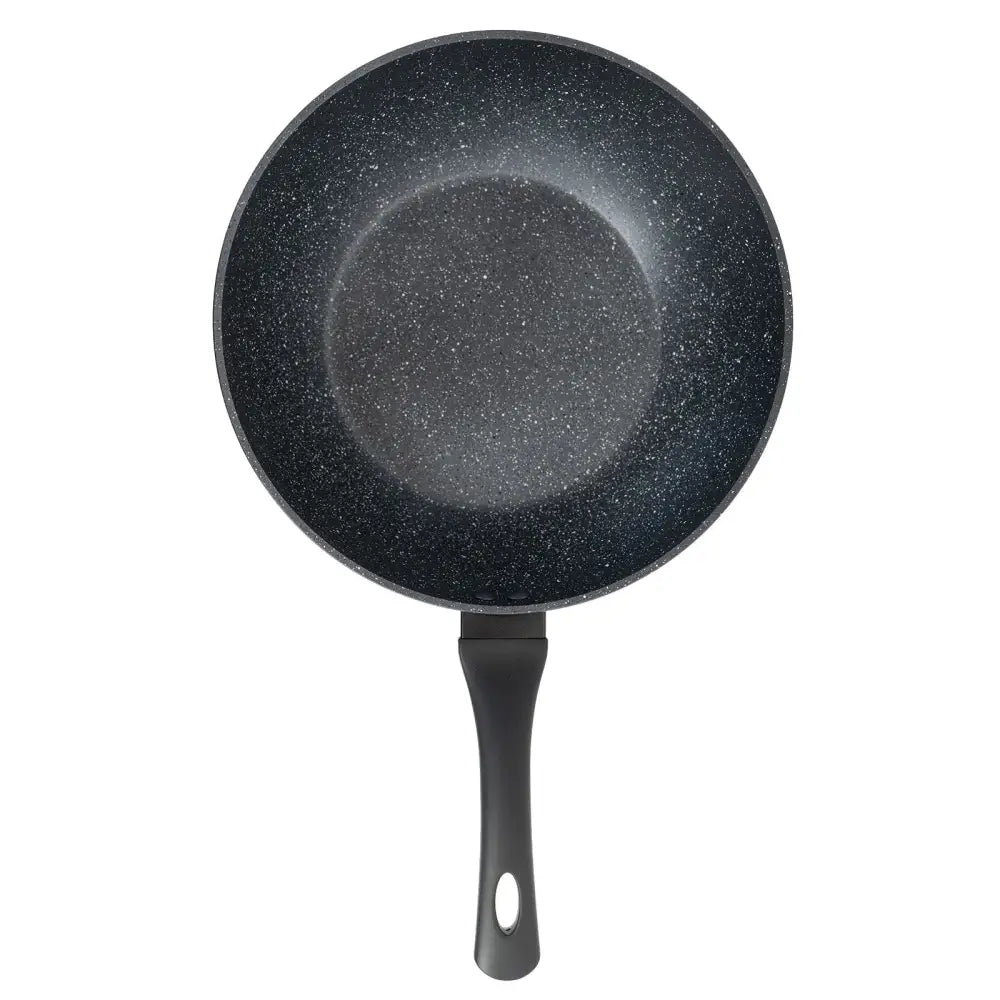 Stone Chef Forged Wok Non Stick Cookware Kitchen Black 28cm - Home & Garden > Kitchenware