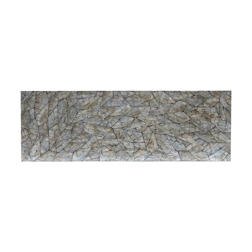 STONE HEDGE MOTHER OF PEARL HAND MADE CONSOLE TABLE - Furniture > Living Room > Side Tables