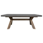 Stony 120cm Coffee Table with Concrete Top - Grey - Furniture > Living Room