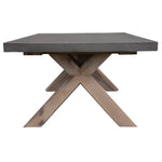Stony 120cm Coffee Table with Concrete Top - Grey - Furniture > Living Room