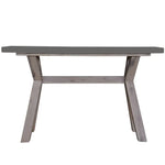 Stony 130cm Hall Entrance Console Table with Concrete Top - Grey - Furniture > Living Room