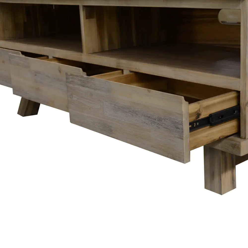 Stony 150cm ETU Entertainment TV Unit with Concrete Top - Grey - Furniture > Living Room