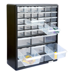 Storage Cabinet Drawers 39 Plastic Tool Box Containers Organiser Cupboard - Furniture > Office