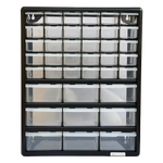 Storage Cabinet Drawers 39 Plastic Tool Box Containers Organiser Cupboard - Furniture > Office
