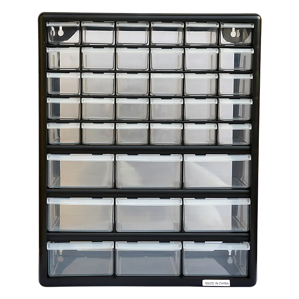 Storage Cabinet Drawers 39 Plastic Tool Box Containers Organiser Cupboard - Furniture > Office