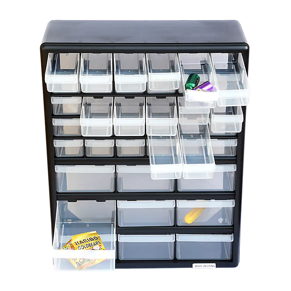 Storage Cabinet Drawers 39 Plastic Tool Box Containers Organiser Cupboard - Furniture > Office