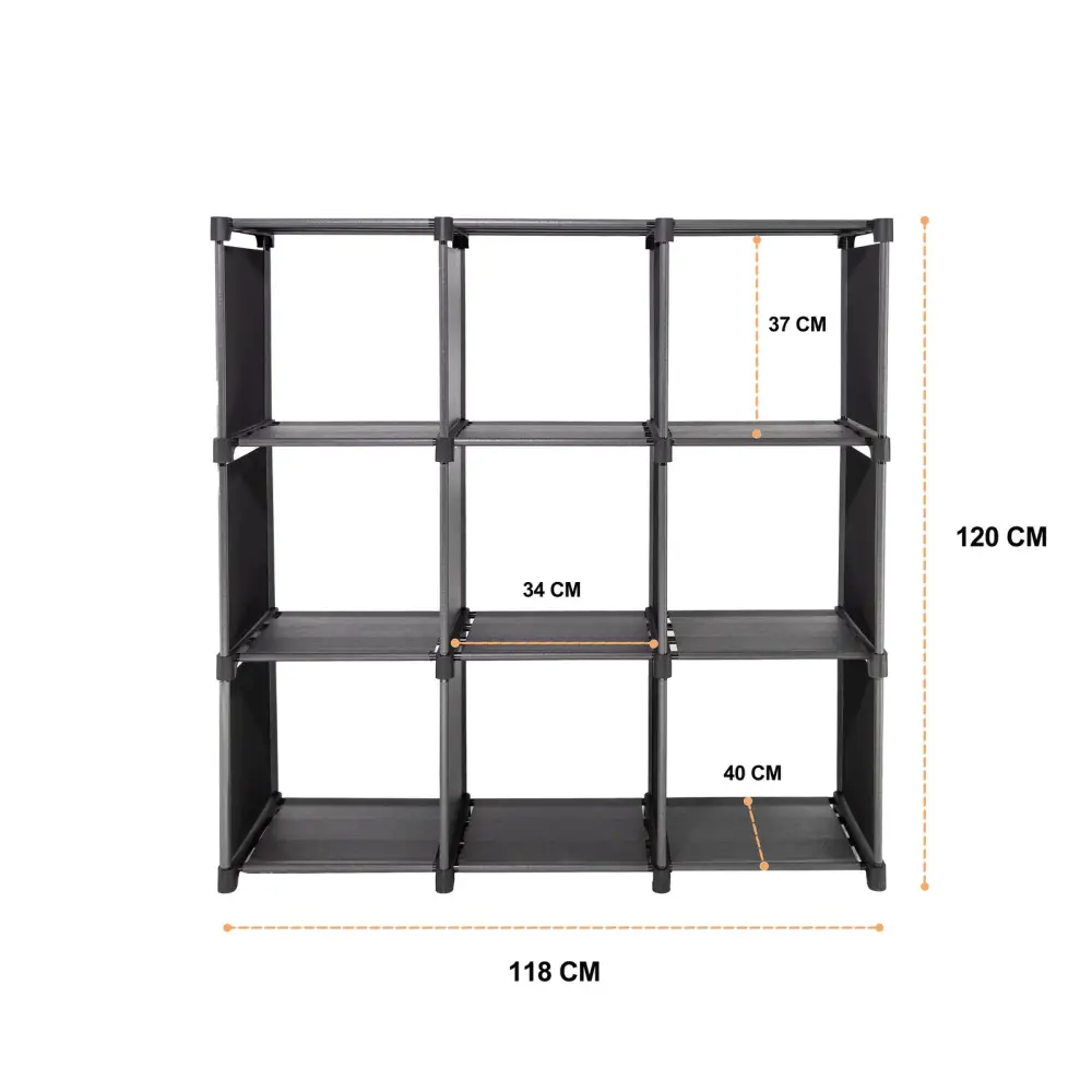 Storage Organizer 9 Cubes Wardrobe Closet Storage Shelves - Home & Garden > Storage > Clothing & Wardrobe Storage