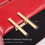 Storage Ottoman Stool Bench Seat 97cm PU Leather RED - Furniture > Bedroom