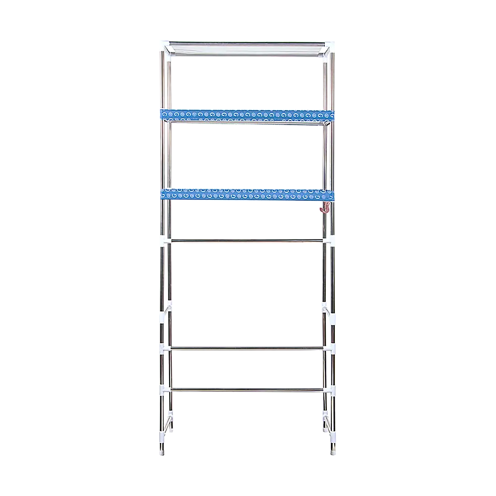Storage Shelves Shelf 3 Tier Rack Portable Laundry Stand Unit Organiser - Furniture > Office