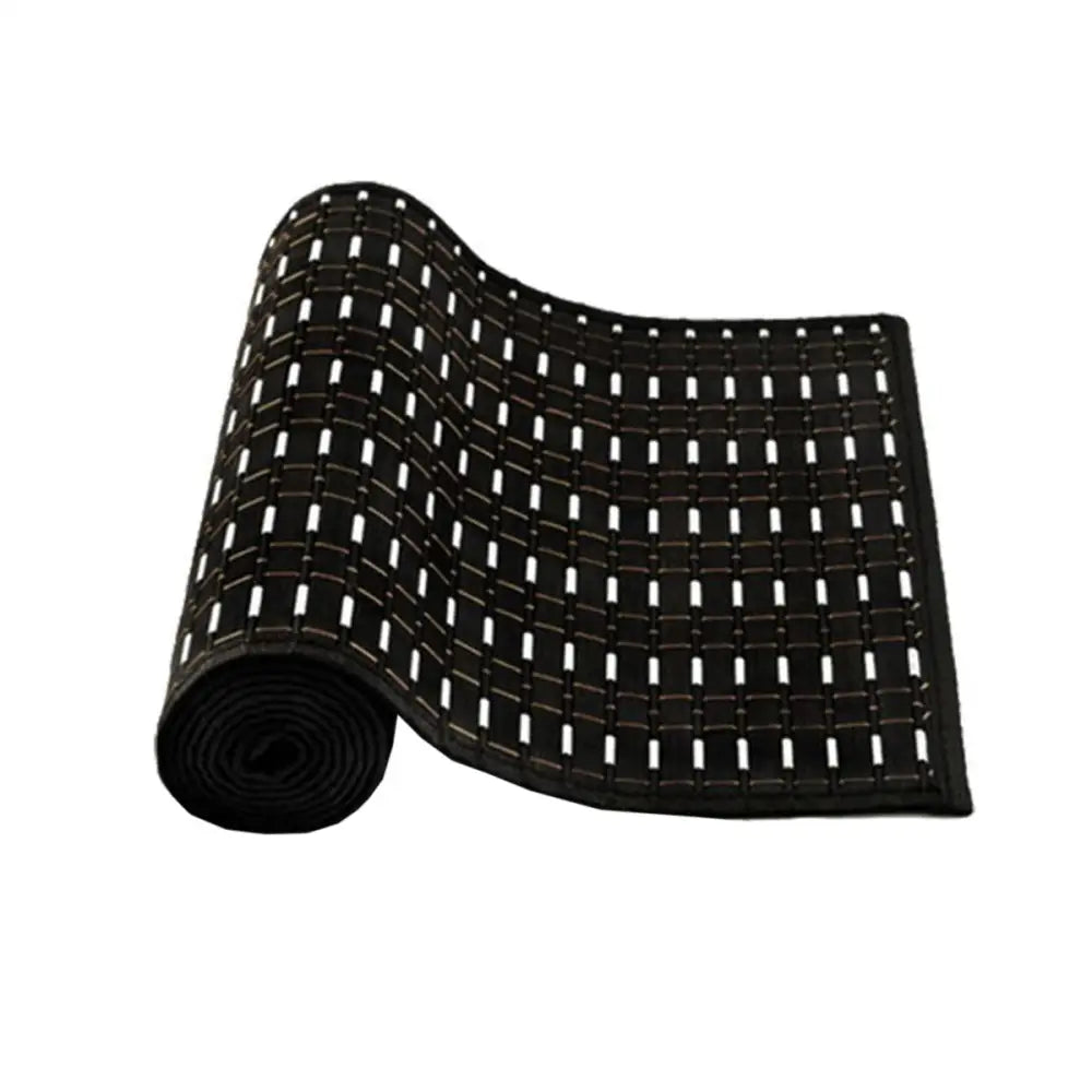 Streak Bamboo Table Runner 140 x 33cm Black Silver - Home & Garden > Kitchenware