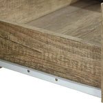 Study Desk with 2 Drawers Natural Wood like MDF Office Desk Table - Furniture > Office