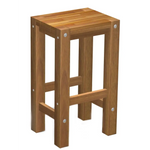 Sturdy Stool Natural - Furniture > Outdoor