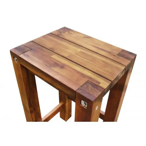 Sturdy Stool Natural oil Finish - Furniture > Outdoor