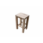 Sturdy Stool White - Furniture > Outdoor