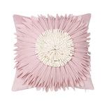 Style 1 Pink 3D Floral Cushion Covers - Modern Luxury Decorative Throw Pillow Covers for Living Room(Without Pillow