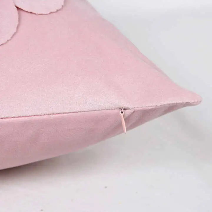 Style 1 Pink 3D Floral Cushion Covers - Modern Luxury Decorative Throw Pillow Covers for Living Room(Without Pillow