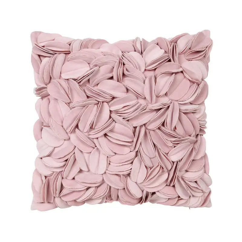 Style 3 Pink 3D Floral Cushion Covers - Modern Luxury Decorative Throw Pillow Covers for Living Room(Without Pillow