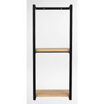 Stylish Bathroom Towel Storage Rack with Wooden Shelves - Home & Garden > DIY > Kitchen & Bathroom DIY