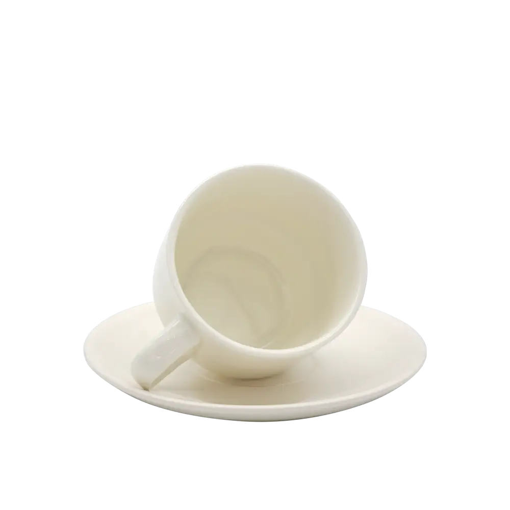 Summer Block Cup and Saucer - 200ml - Home & Garden > Decor