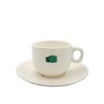 Summer Block Cup and Saucer - 200ml - Home & Garden > Decor