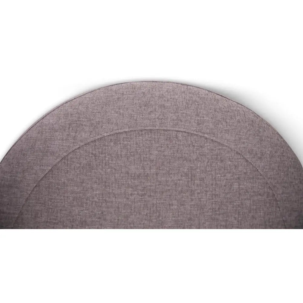 Sunshine Single Sofa Chair Fabric Swivel Ottoman - Grey - Furniture > Bar Stools & Chairs > Arm Chairs & Recliners