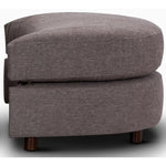 Sunshine Single Sofa Chair Fabric Swivel Ottoman - Grey - Furniture > Bar Stools & Chairs > Arm Chairs & Recliners