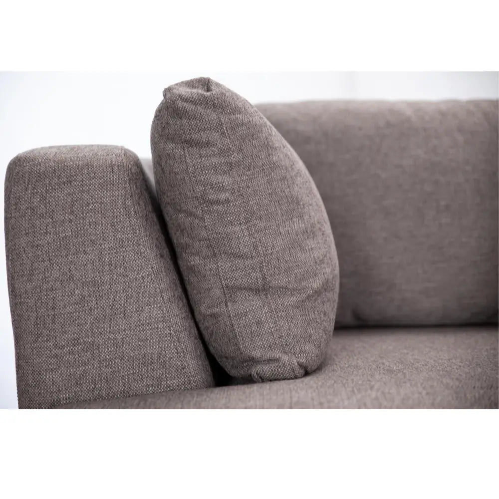 Sunshine Single Sofa Love Chair Fabric Swivel Armchair - Grey - Furniture > Sofas