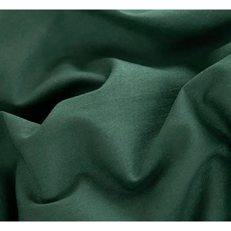 Super King 1000TC Reversible Duvet Quilt Cover Set - Green and Grey - Home & Garden > Bedding > Duvet Covers