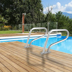 Swimming Pool Hand Rail Step Grab Rail 76.2x55.8cm with Drill Bit - Home & Garden > Pool & Accessories