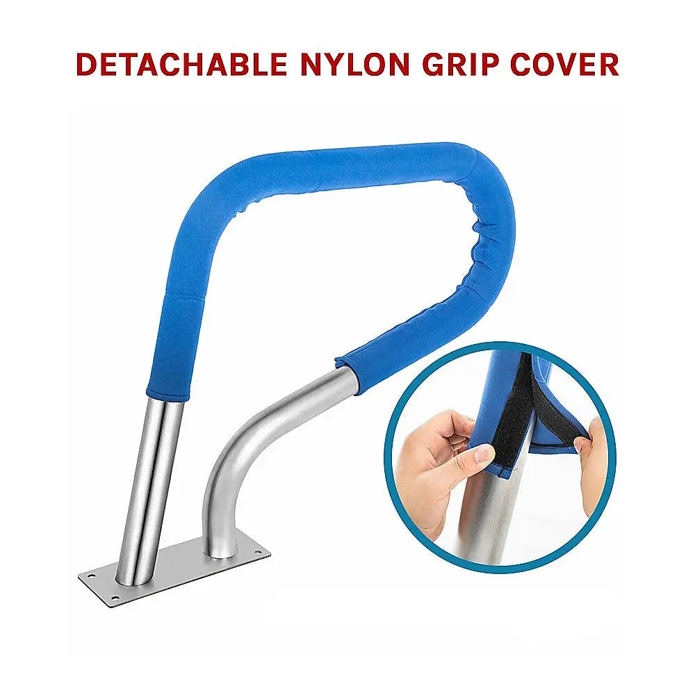 Swimming Pool Hand Rail Step Grab Rail 76.2x55.8cm with Drill Bit - Home & Garden > Pool & Accessories