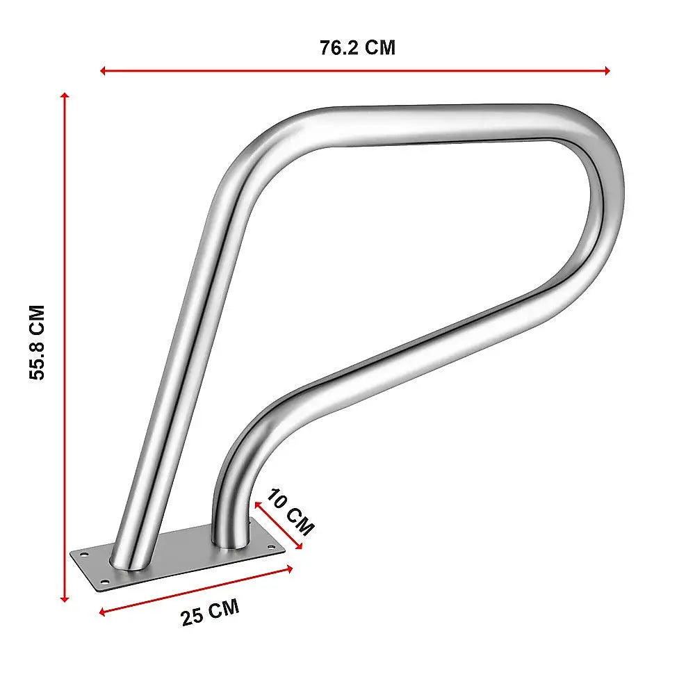 Swimming Pool Hand Rail Step Grab Rail 76.2x55.8cm with Drill Bit - Home & Garden > Pool & Accessories