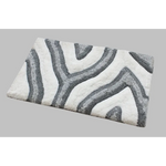 Swirl 3D Design Tufted Soft Pile Bathmat - 50x80 - Home & Garden > Rugs