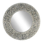 SWIRL MOTHER OF PEARL HAND MADE MIRROR - Home & Garden > Decor > Mirrors