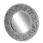 SWIRL MOTHER OF PEARL HAND MADE MIRROR - Home & Garden > Decor > Mirrors
