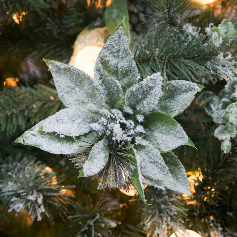Swishmas Snowy Crown Pine 2.7m Multicolour Pre-Lit Christmas Tree with 2429 Tips - Occasions > Christmas > Christmas