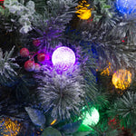 Swishmas Snowy Crown Pine 2.7m Multicolour Pre-Lit Christmas Tree with 2429 Tips - Occasions > Christmas > Christmas