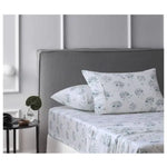 Sylvan Rose Cotton Flannelette Sheet Set by Accessorize Single - Home & Garden > Bedding > Bed Sheets