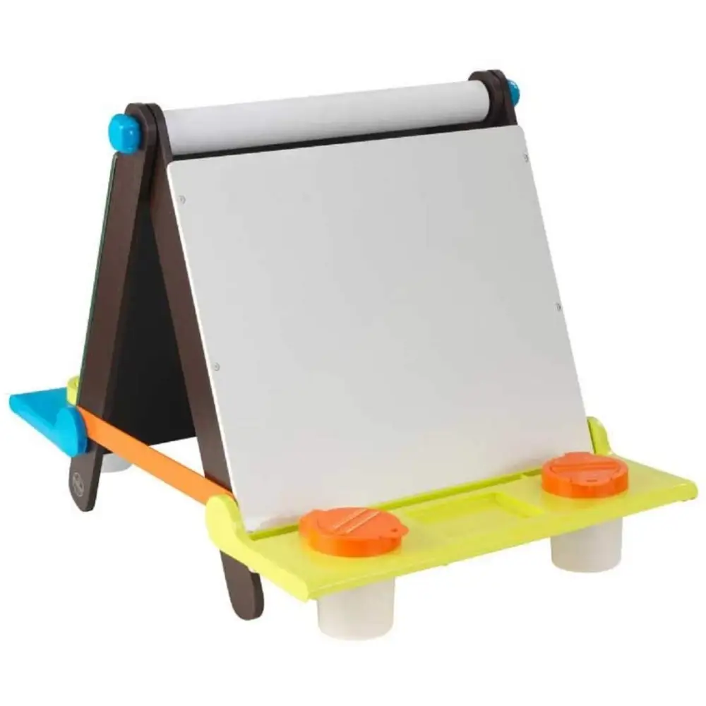 Tabletop Easel Espresso with Brights - Baby & Kids > Kid’s Furniture