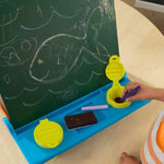Tabletop Easel Espresso with Brights - Baby & Kids > Kid’s Furniture
