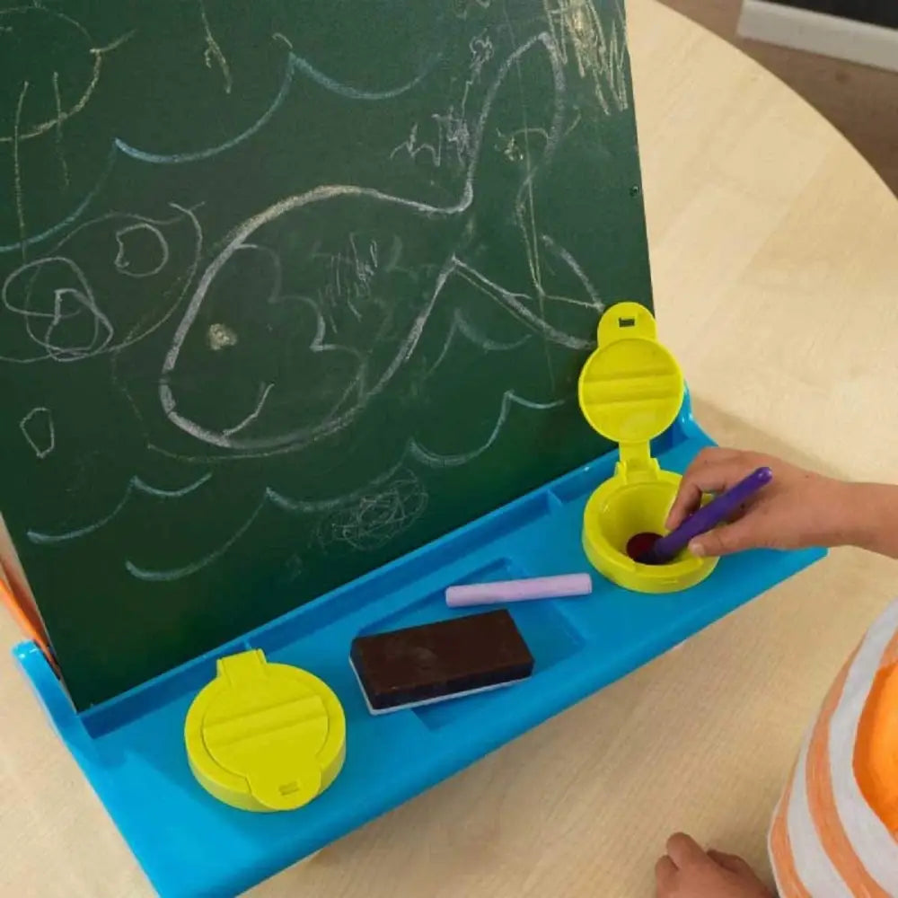 Tabletop Easel Espresso with Brights - Baby & Kids > Kid’s Furniture